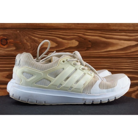 Adidas Women Running Shoes Size 6 Lightweight Off White Fabric Comfort - Picture 4 of 9